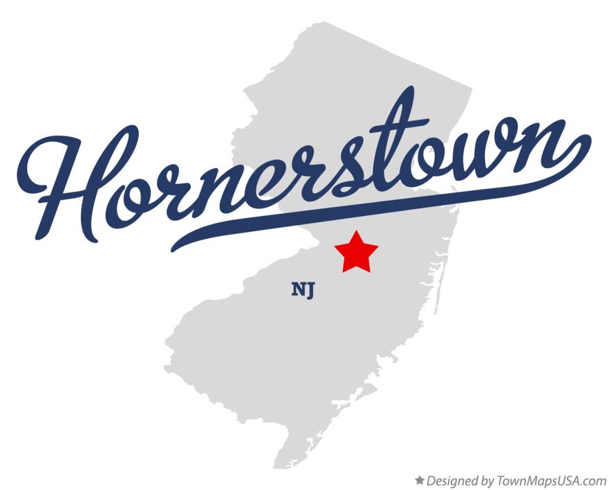 Map of Hornerstown New Jersey NJ