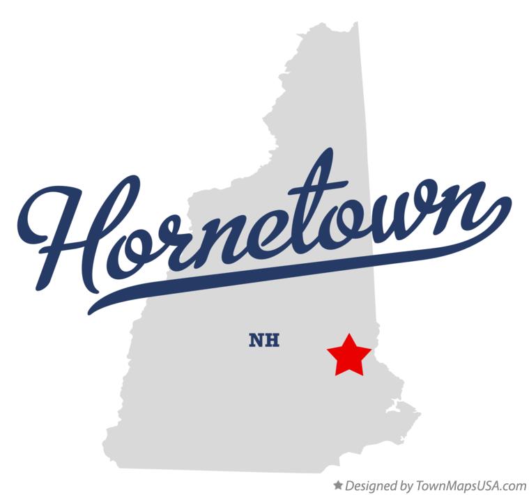 Map of Hornetown New Hampshire NH