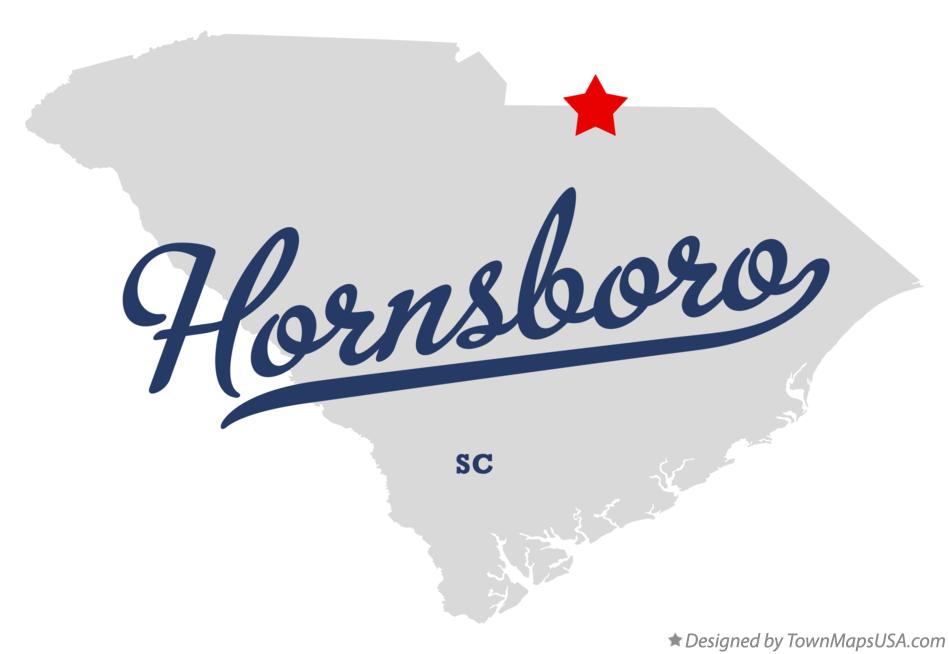 Map of Hornsboro South Carolina SC
