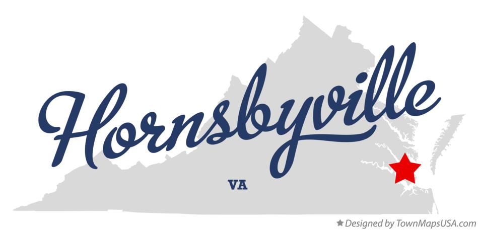 Map of Hornsbyville Virginia VA