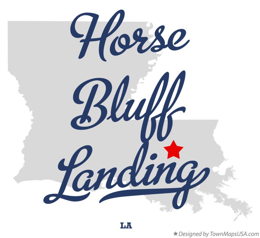 Map of Horse Bluff Landing Louisiana LA