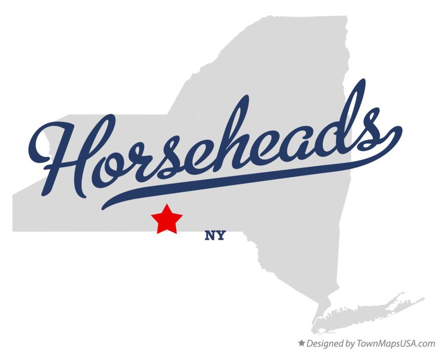 Map of Horseheads New York NY