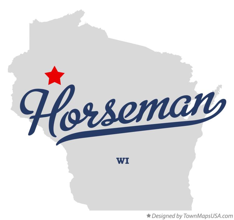 Map of Horseman Wisconsin WI
