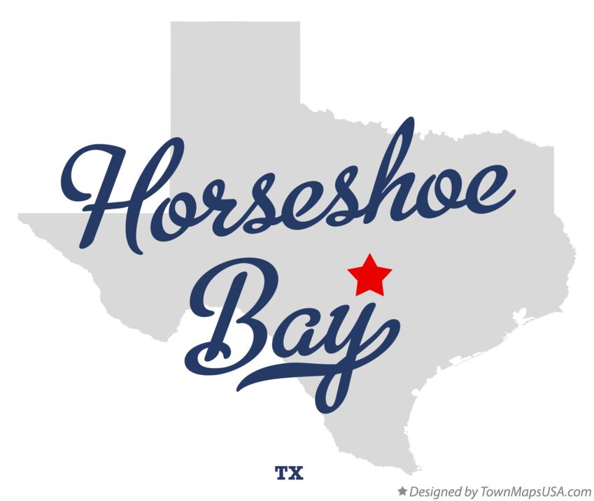 Map of Horseshoe Bay Texas TX