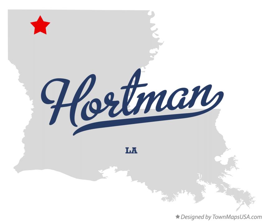Map of Hortman Louisiana LA