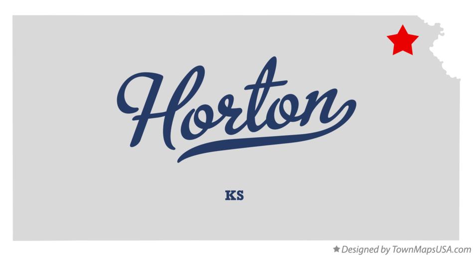 Map of Horton Kansas KS