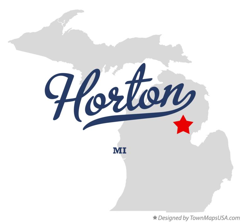 Map of Horton Michigan MI