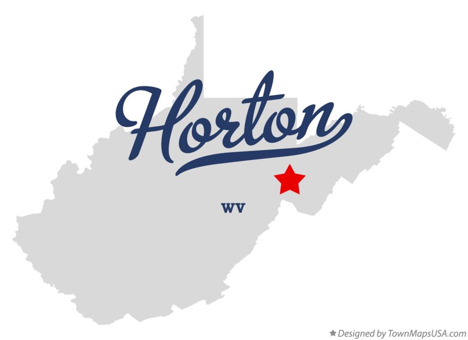 Map of Horton West Virginia WV