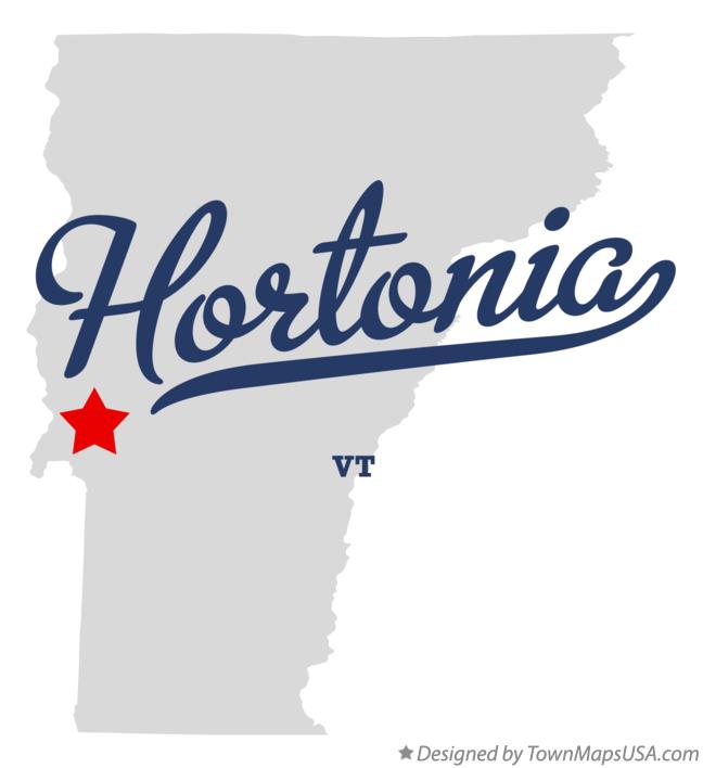 Map of Hortonia Vermont VT