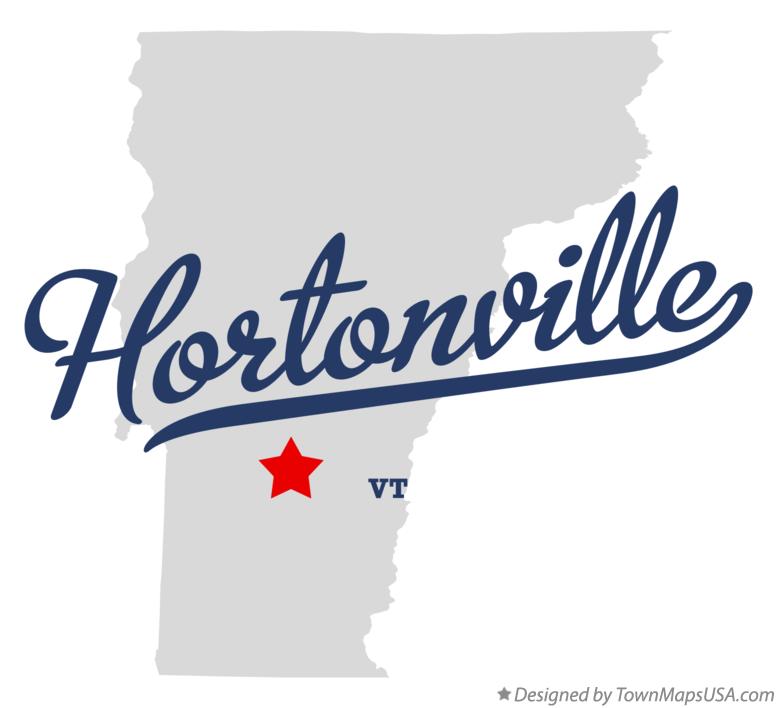 Map of Hortonville Vermont VT