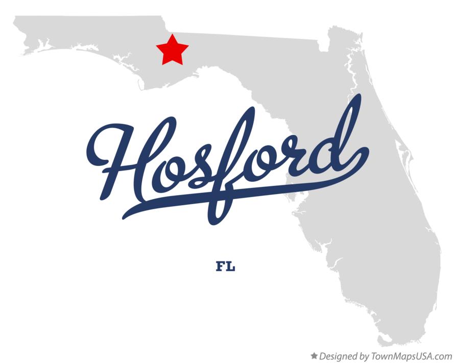 Map of Hosford Florida FL