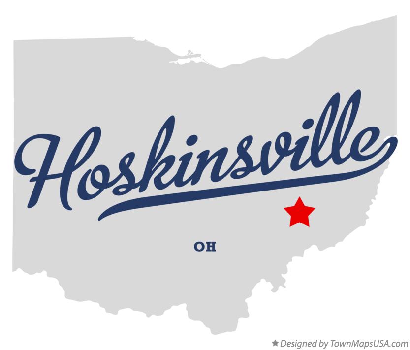 Map of Hoskinsville Ohio OH
