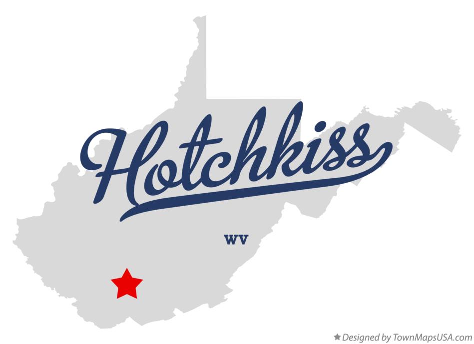 Map of Hotchkiss West Virginia WV