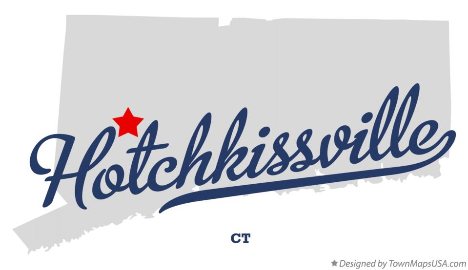 Map of Hotchkissville Connecticut CT
