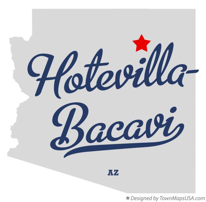 Map of Hotevilla-Bacavi Arizona AZ