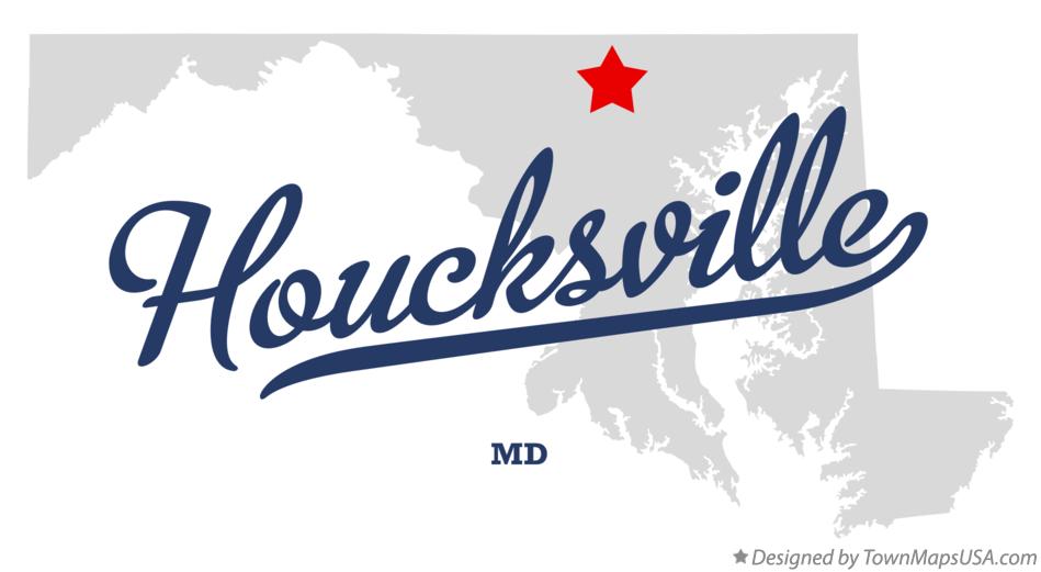 Map of Houcksville Maryland MD