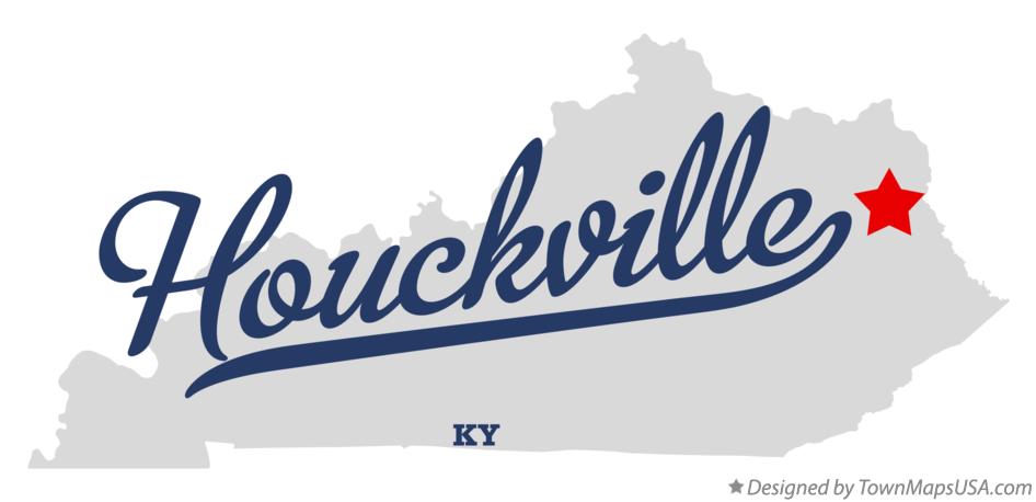 Map of Houckville Kentucky KY