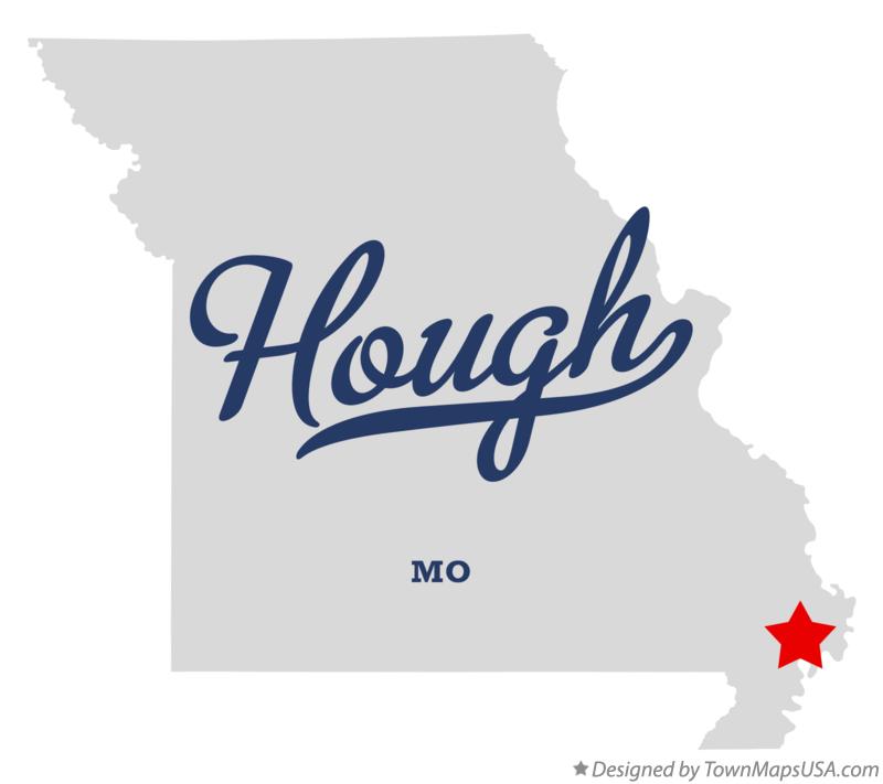 Map of Hough Missouri MO