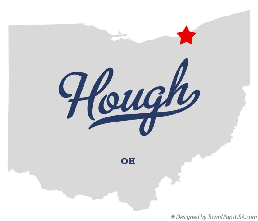 Map of Hough Ohio OH