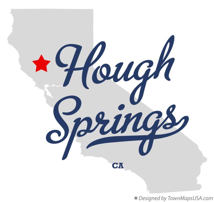 Map of Hough Springs California CA