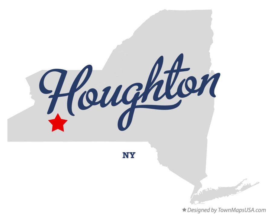 Map of Houghton New York NY