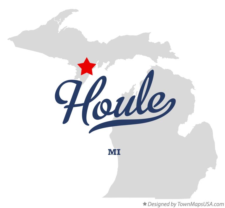 Map of Houle Michigan MI