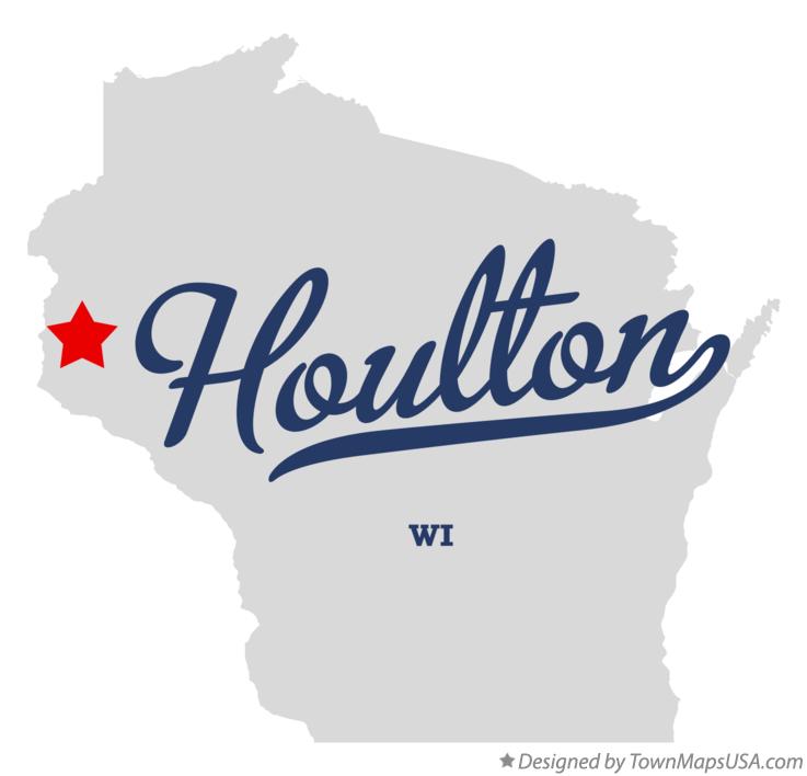 Map of Houlton Wisconsin WI
