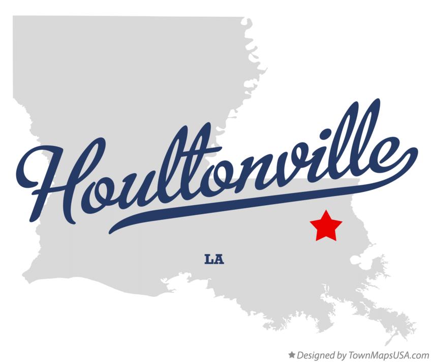 Map of Houltonville Louisiana LA