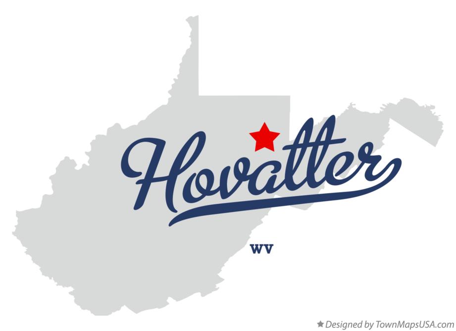 Map of Hovatter West Virginia WV