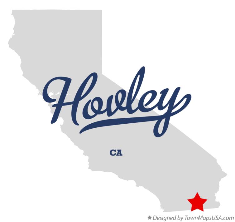 Map of Hovley California CA