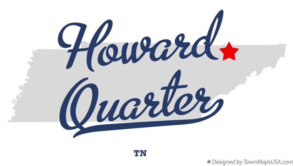Map of Howard Quarter Tennessee TN