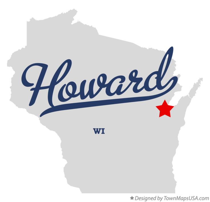 Map of Howard Wisconsin WI