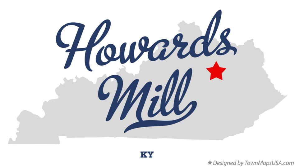 Map of Howards Mill Kentucky KY
