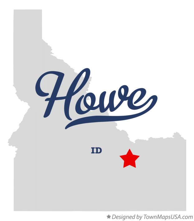 Map of Howe Idaho ID
