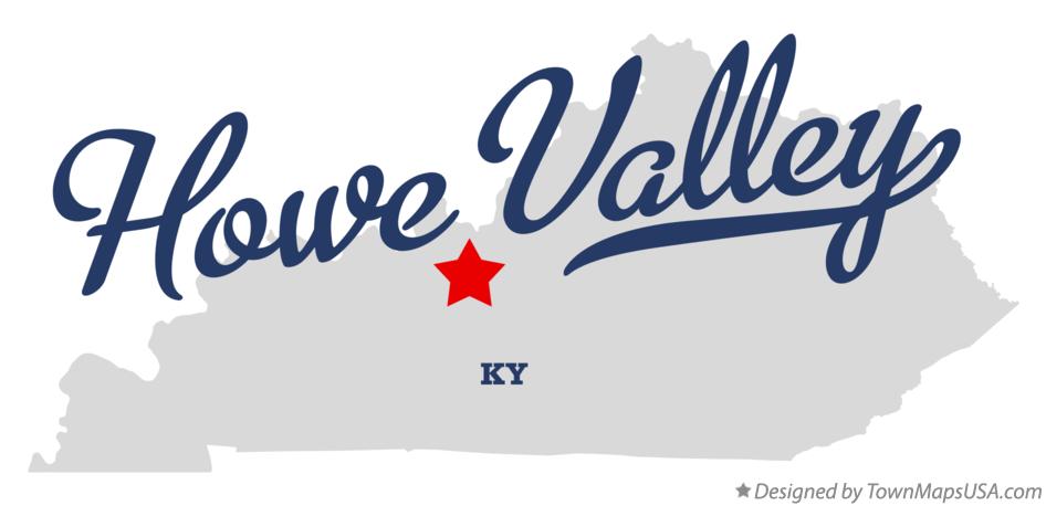 Map of Howe Valley Kentucky KY