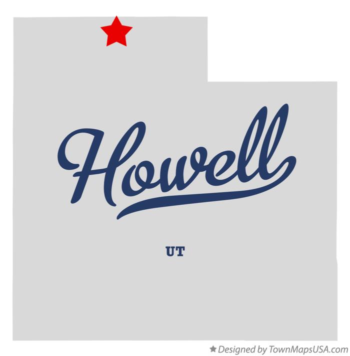 Map of Howell Utah UT