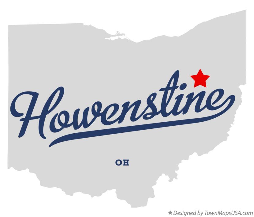 Map of Howenstine Ohio OH