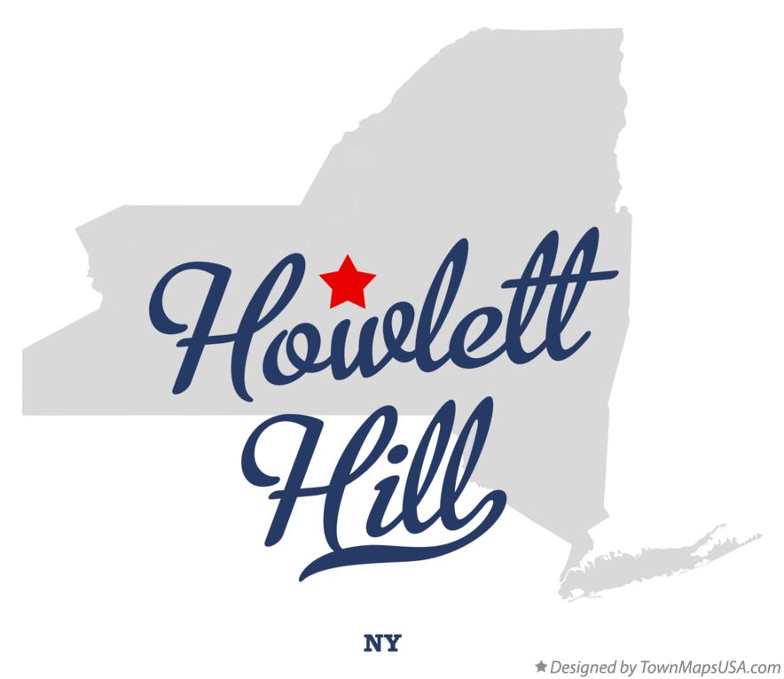 Map of Howlett Hill New York NY