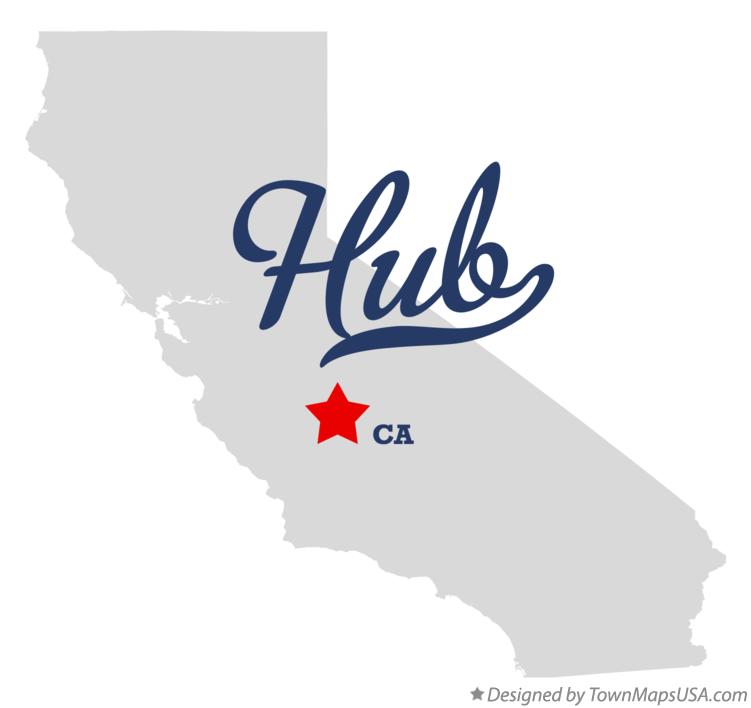 Map of Hub California CA