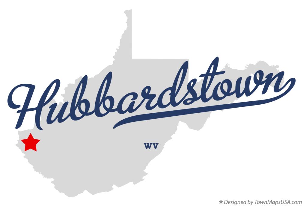 Map of Hubbardstown West Virginia WV