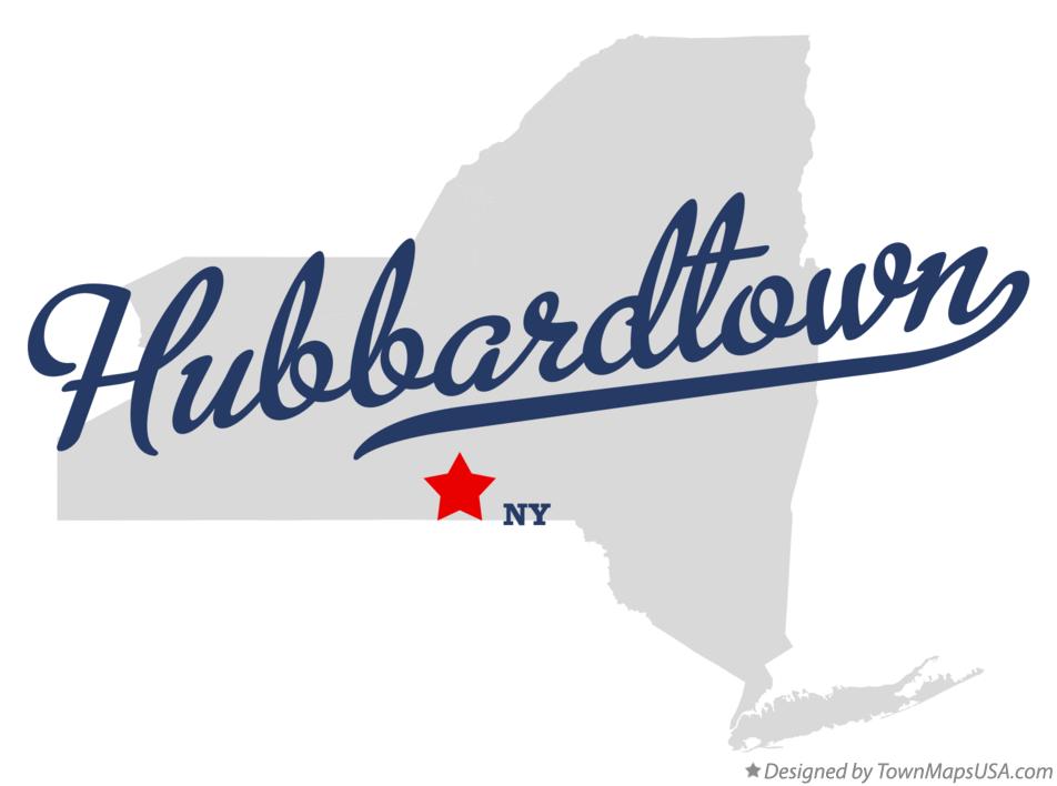 Map of Hubbardtown New York NY