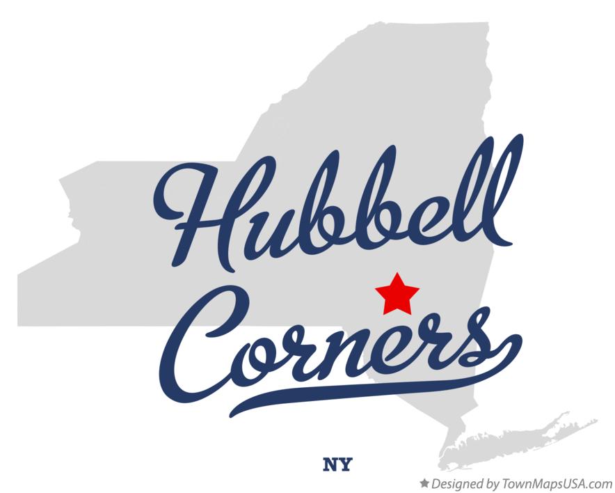 Map of Hubbell Corners New York NY