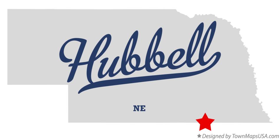 Map of Hubbell Nebraska NE