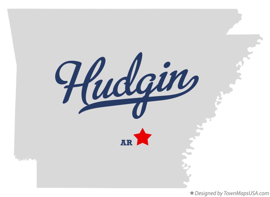 Map of Hudgin Arkansas AR