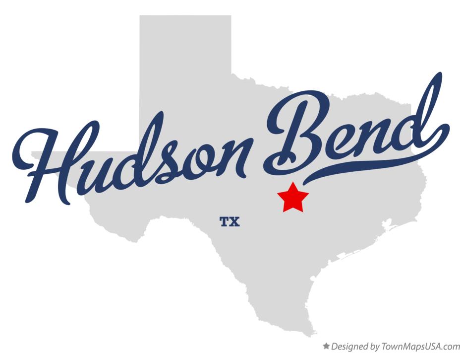 Map of Hudson Bend Texas TX