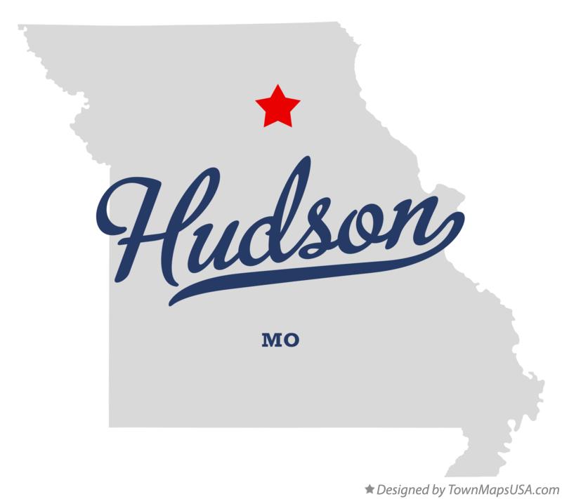 Map of Hudson Missouri MO