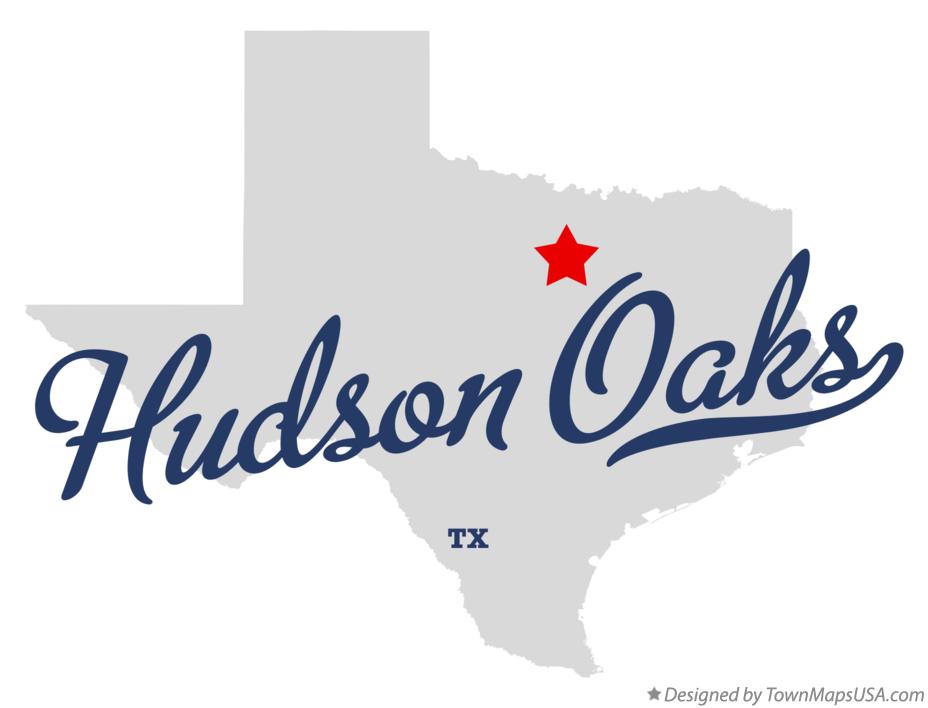 Map of Hudson Oaks Texas TX