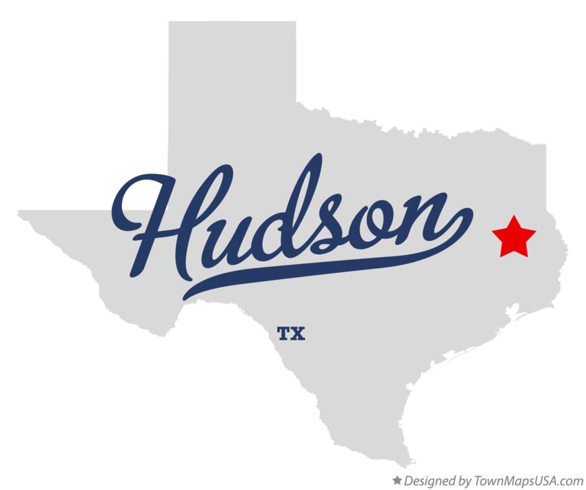 Map of Hudson Texas TX