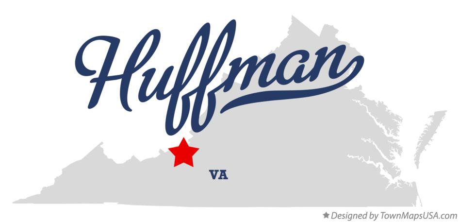 Map of Huffman Virginia VA