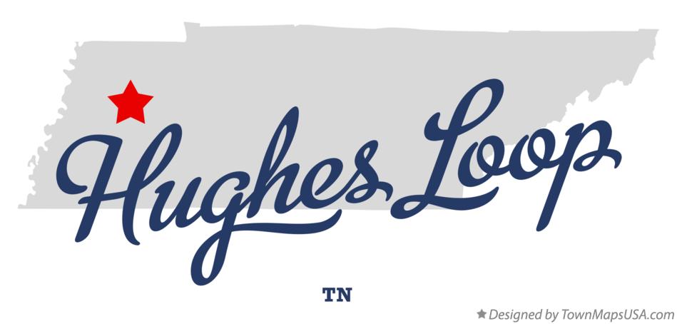 Map of Hughes Loop Tennessee TN